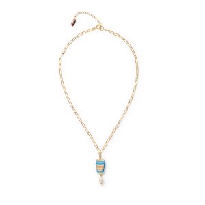 Haricot Vert NYC Charm Pendant Necklace - Coffee Cup