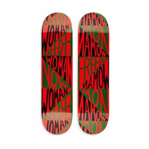 Faith Ringgold Woman Freedom Now Skateboard Diptych