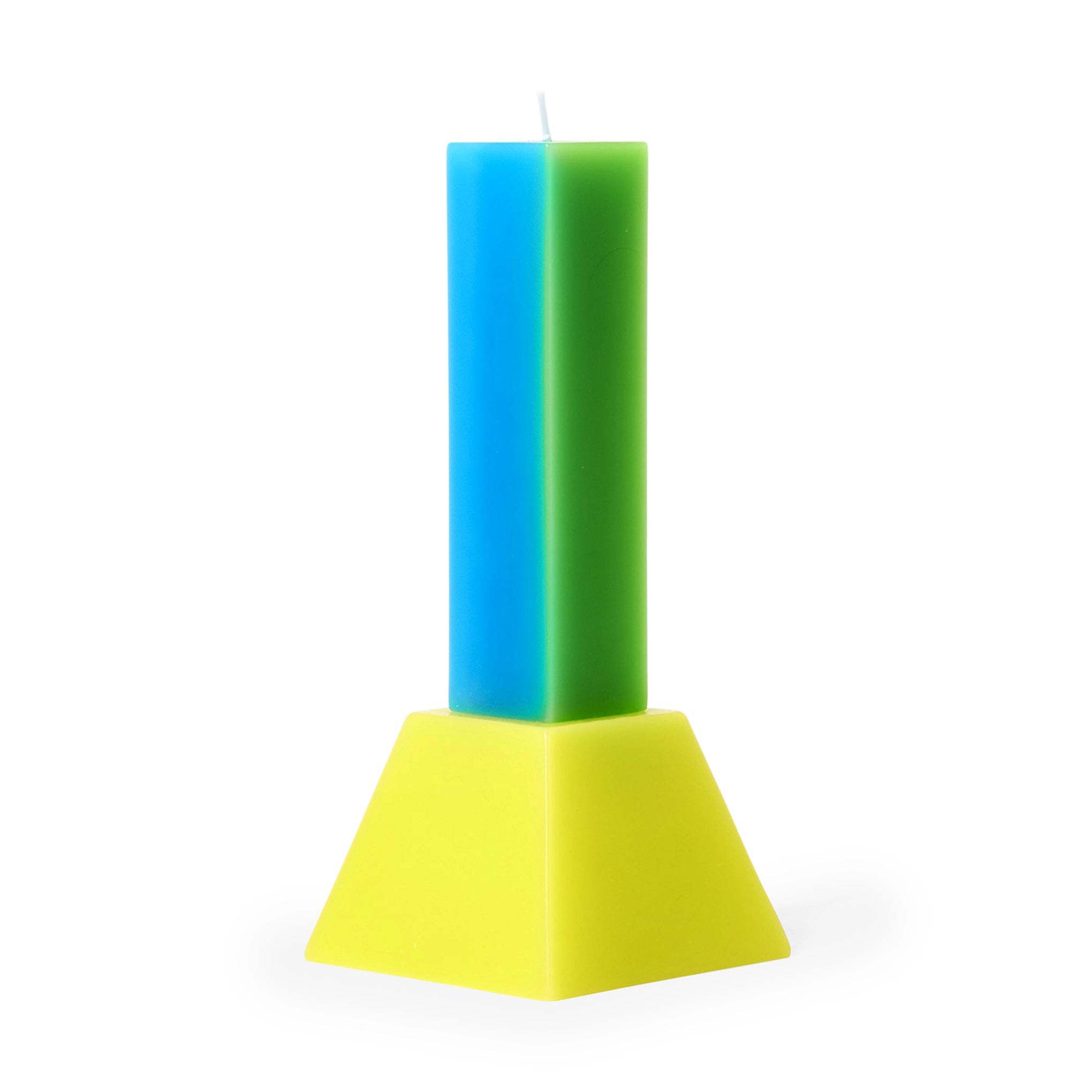 Yinka Ilori Happiness Candle - Blue/ Green - Image 2