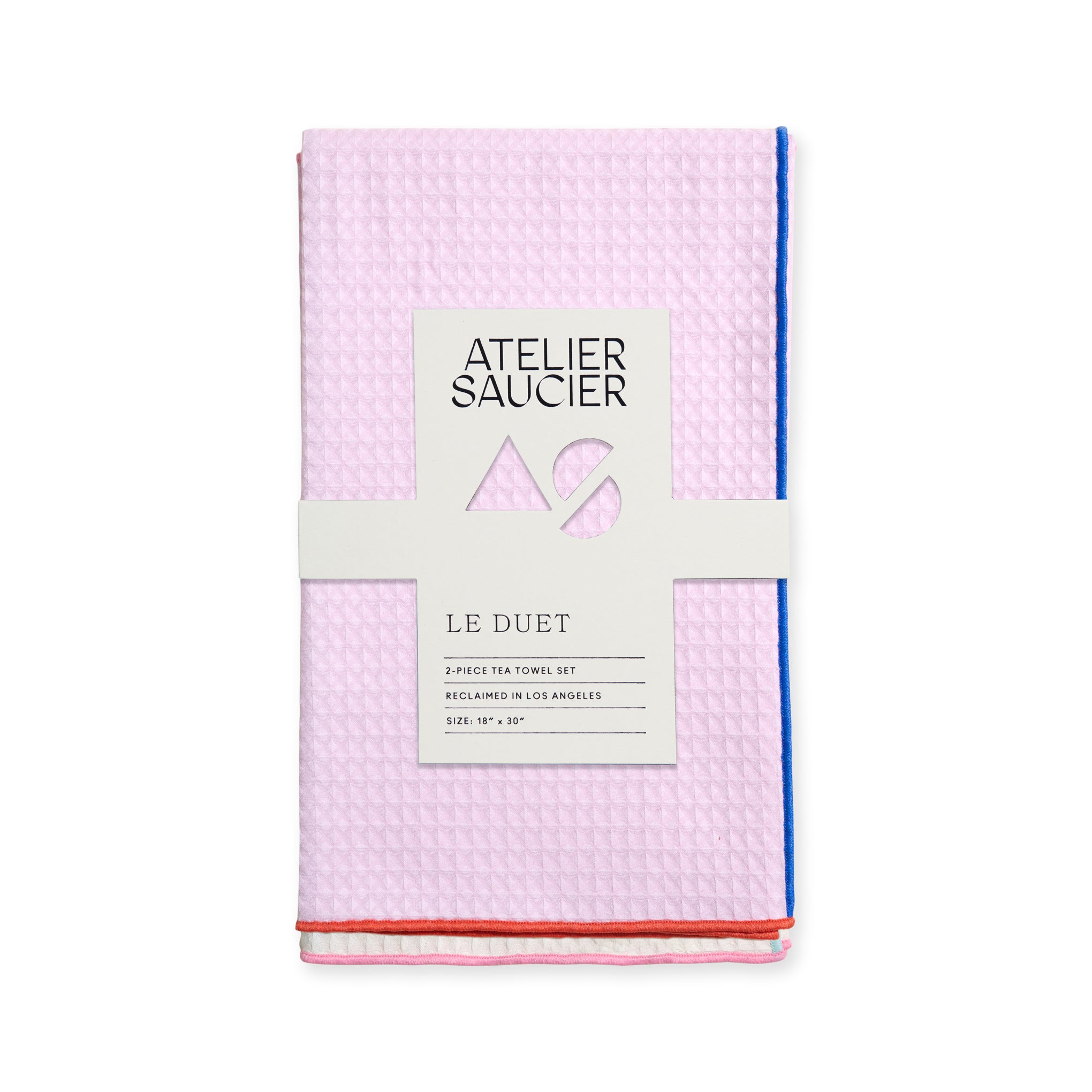 Sugar Rush Reclaimed Fabric Tea Towels - Set of 2 - Image 5