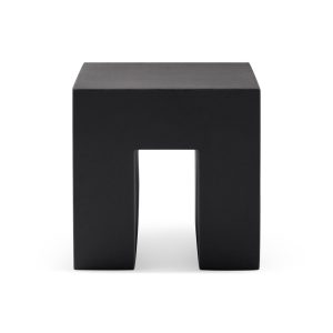 Vignelli Cube Stool from Heller - Dark Gray
