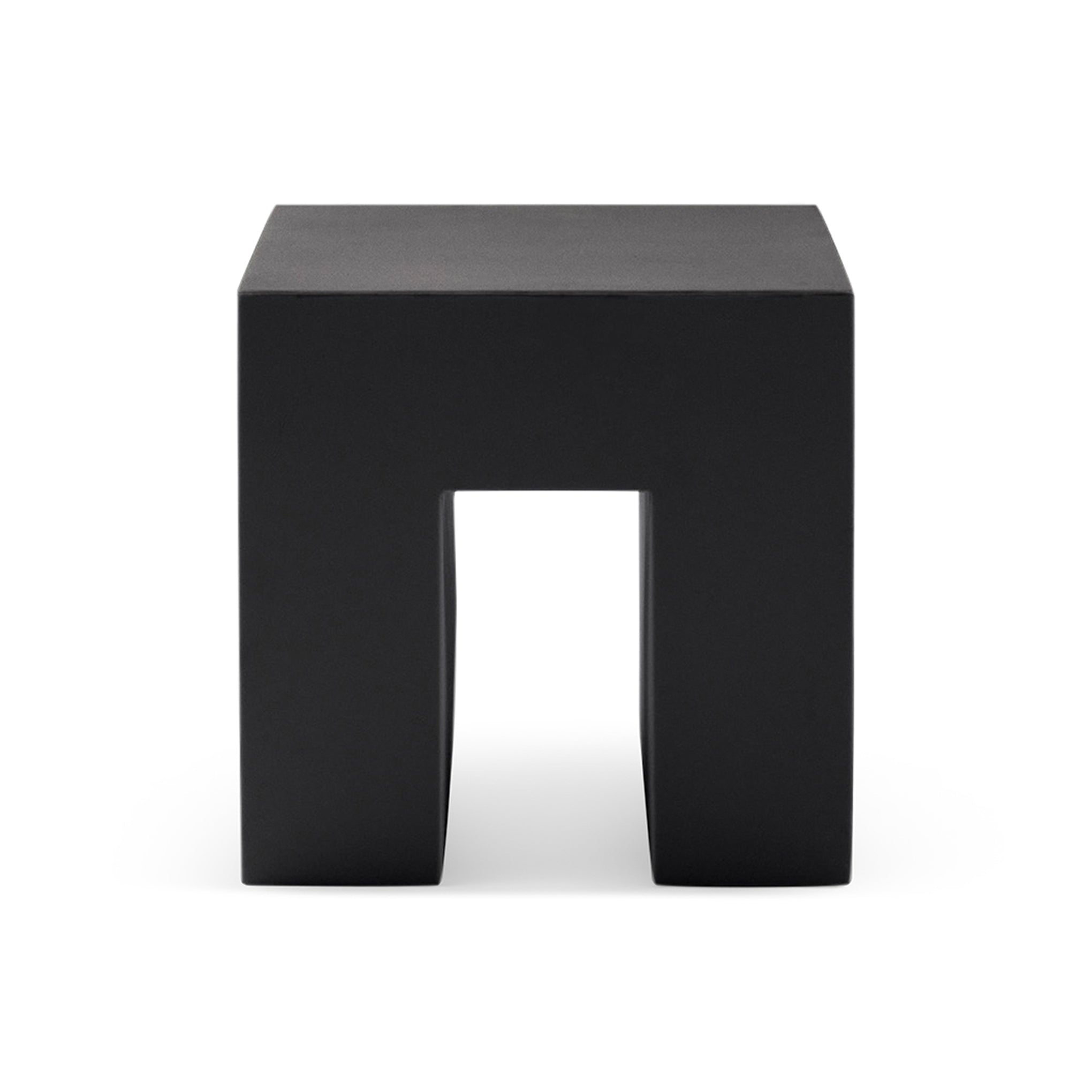 Vignelli Cube Stool from Heller - Dark Gray