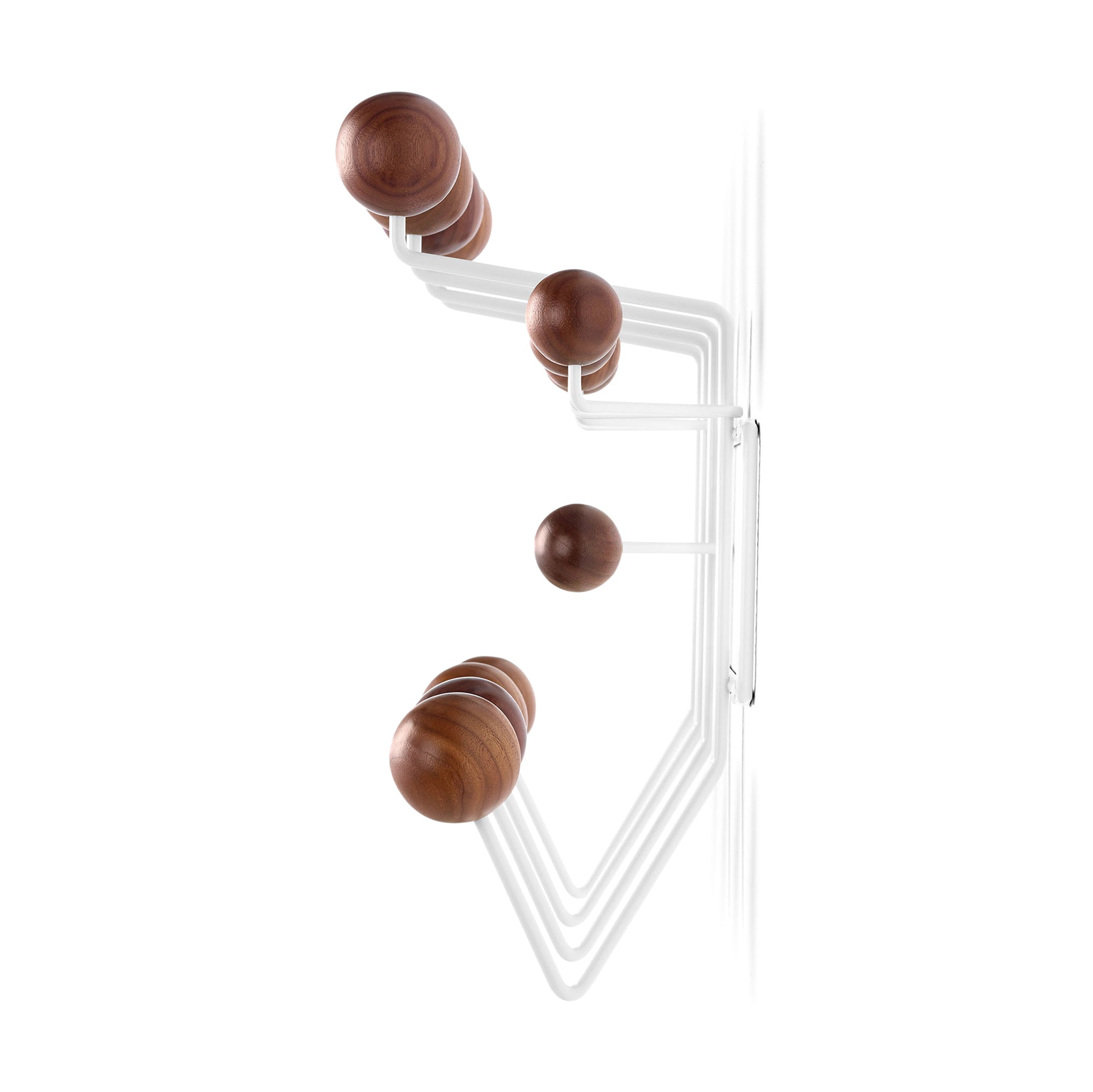 Eames? Hang-It-All Coat Rack from Herman Miller - White/ Walnut - Image 4