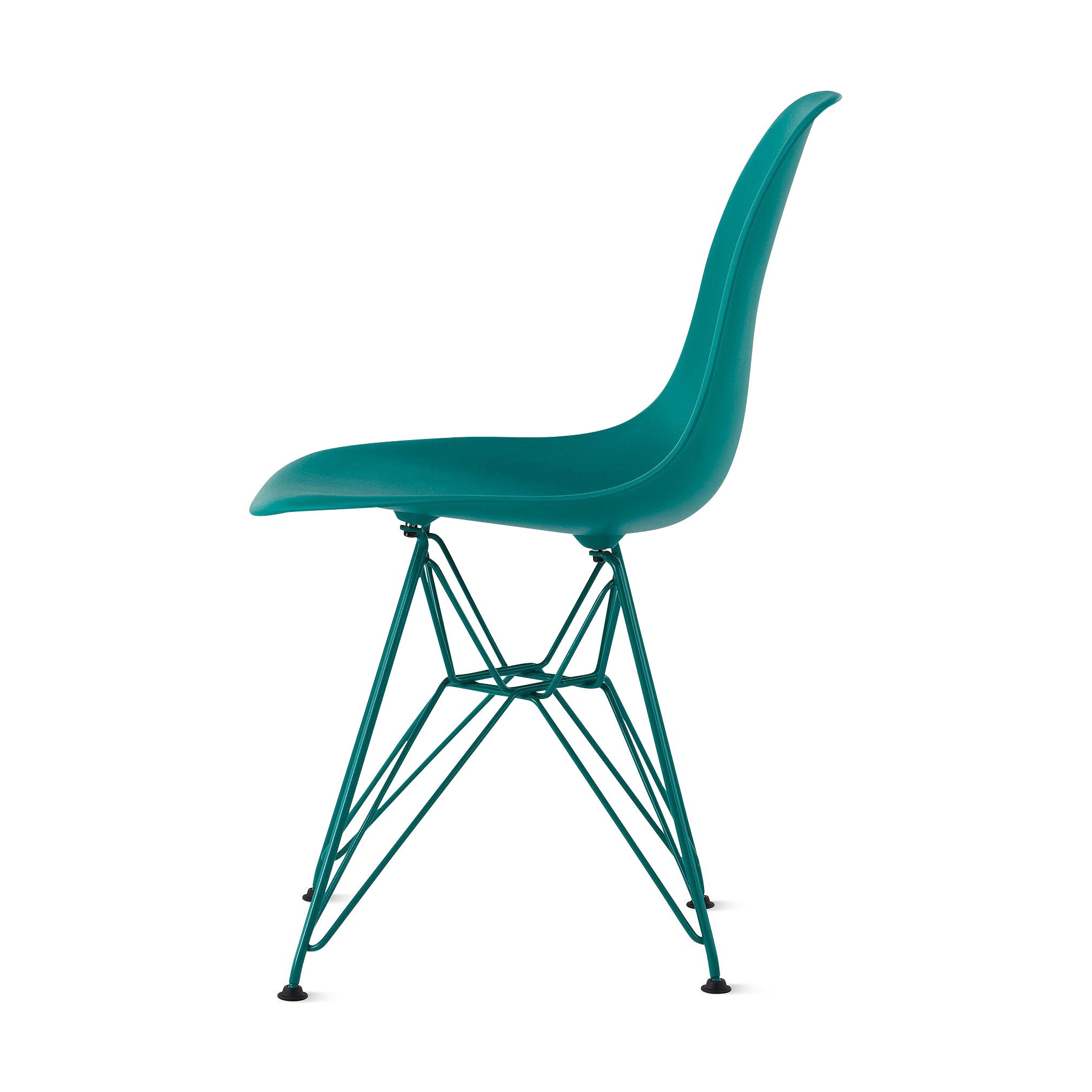 Herman Miller x HAY Eames Molded Recycled Plastic Side Chair - Mint Green - Image 3