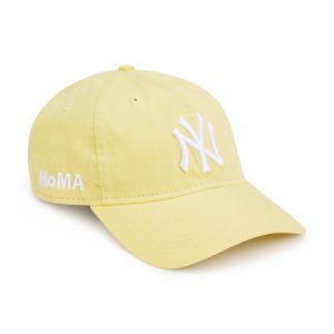 MoMA NY Yankees Adjustable Baseball Cap - Pastel Yellow