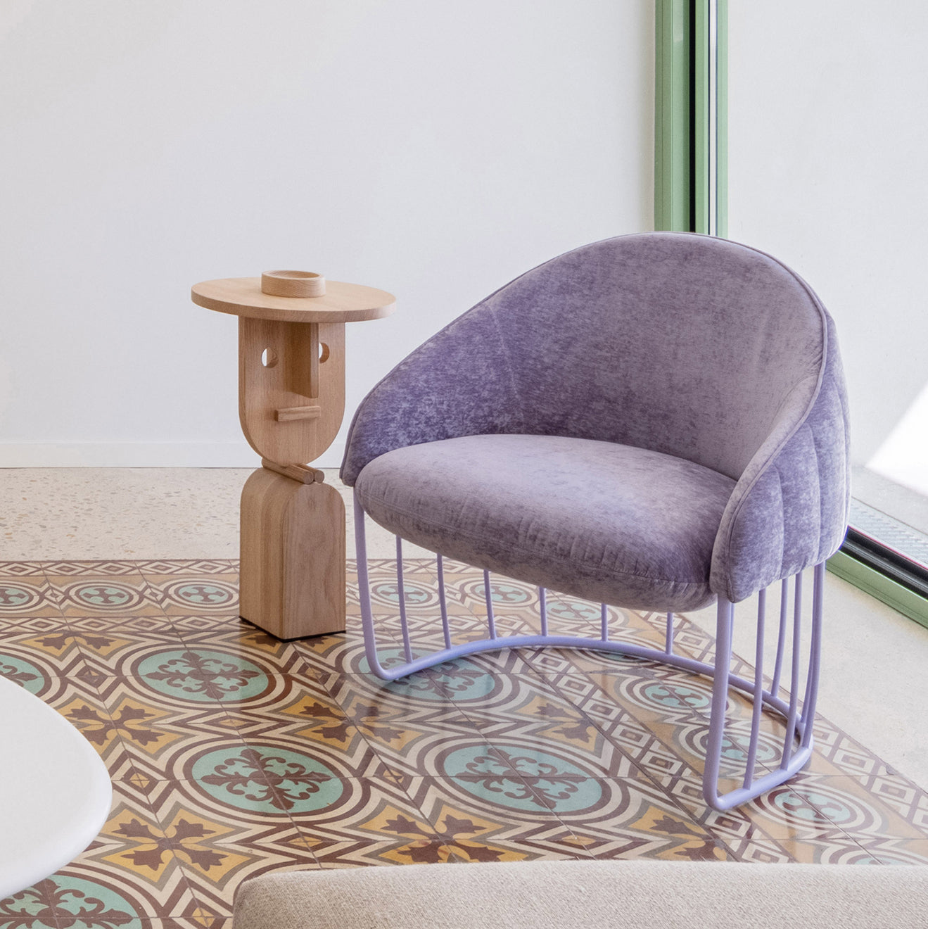 Faces Side Table - Thin Tall - Image 6