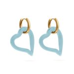 Sandralexandra Heart Of Glass Earrings - Cloudy Blue