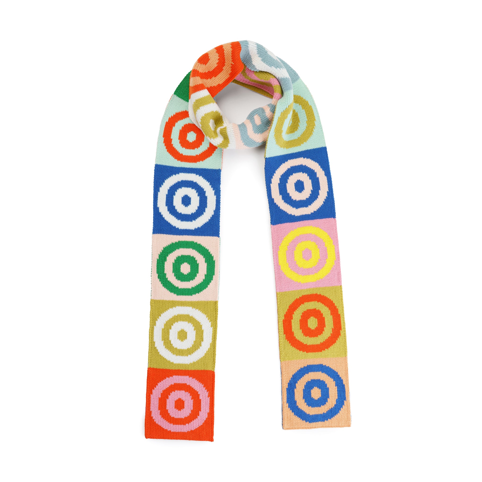 Verloop Skinny Rotate Circles Scarf