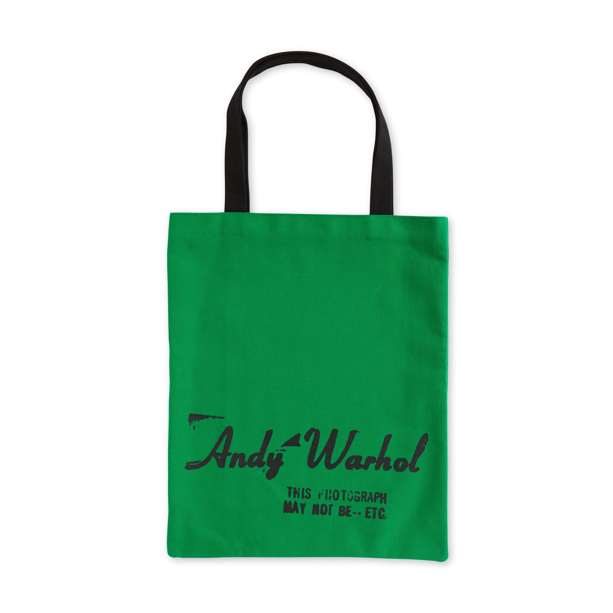 Andy Warhol Cotton Canvas Tote Bag - Green Campbell's Soup - Image 3