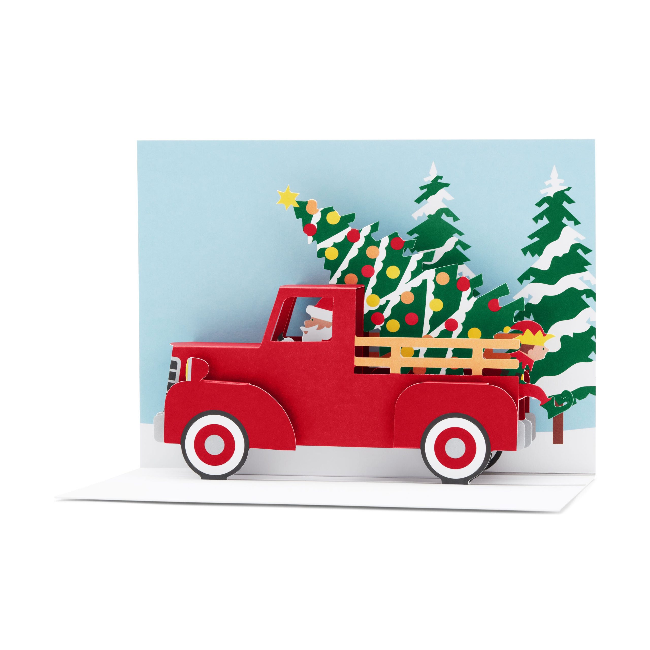 Santa's Truck Holiday Pop-Up Cards - Set of 8