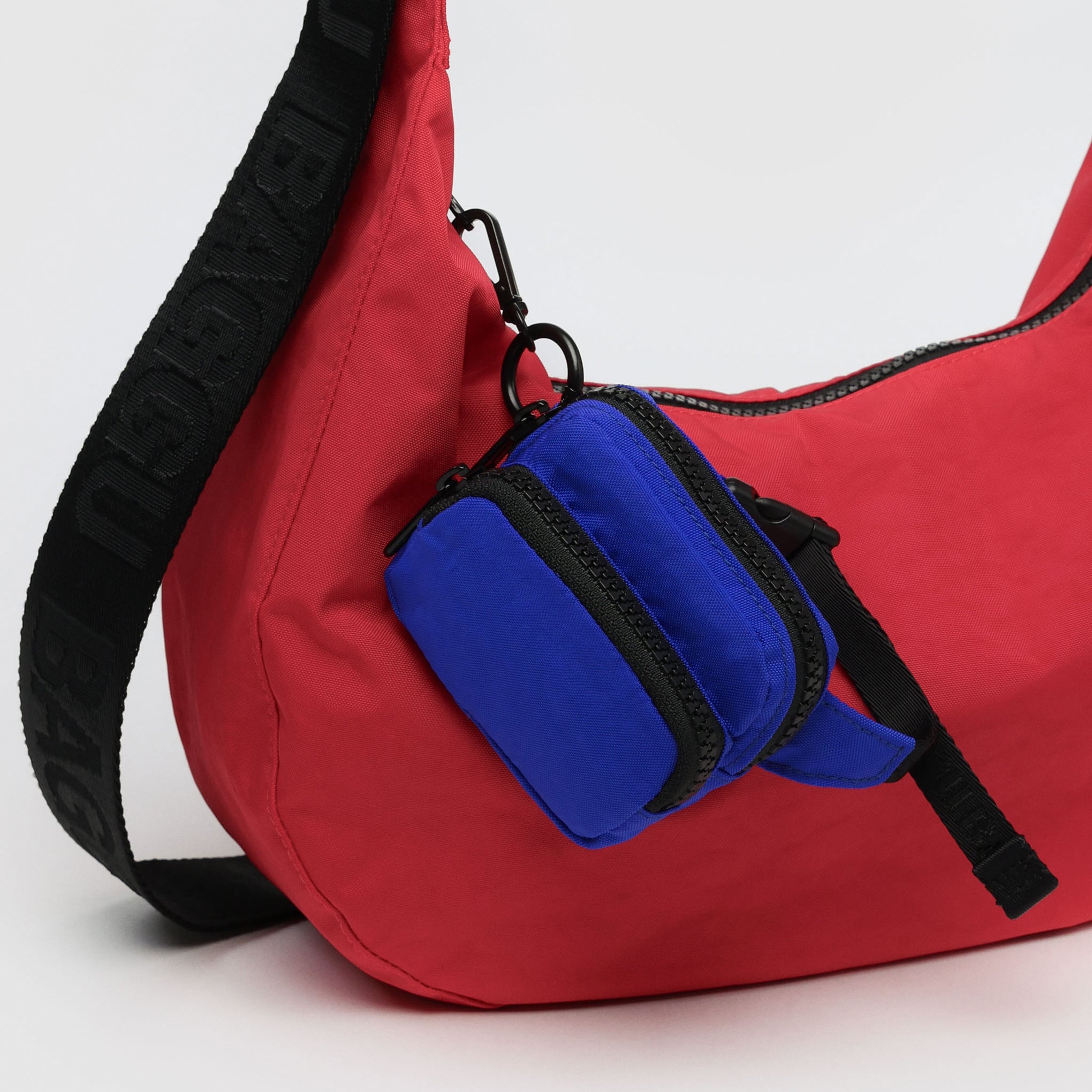 Baggu Mini Bag Charm Keyring - Lapis - Image 2