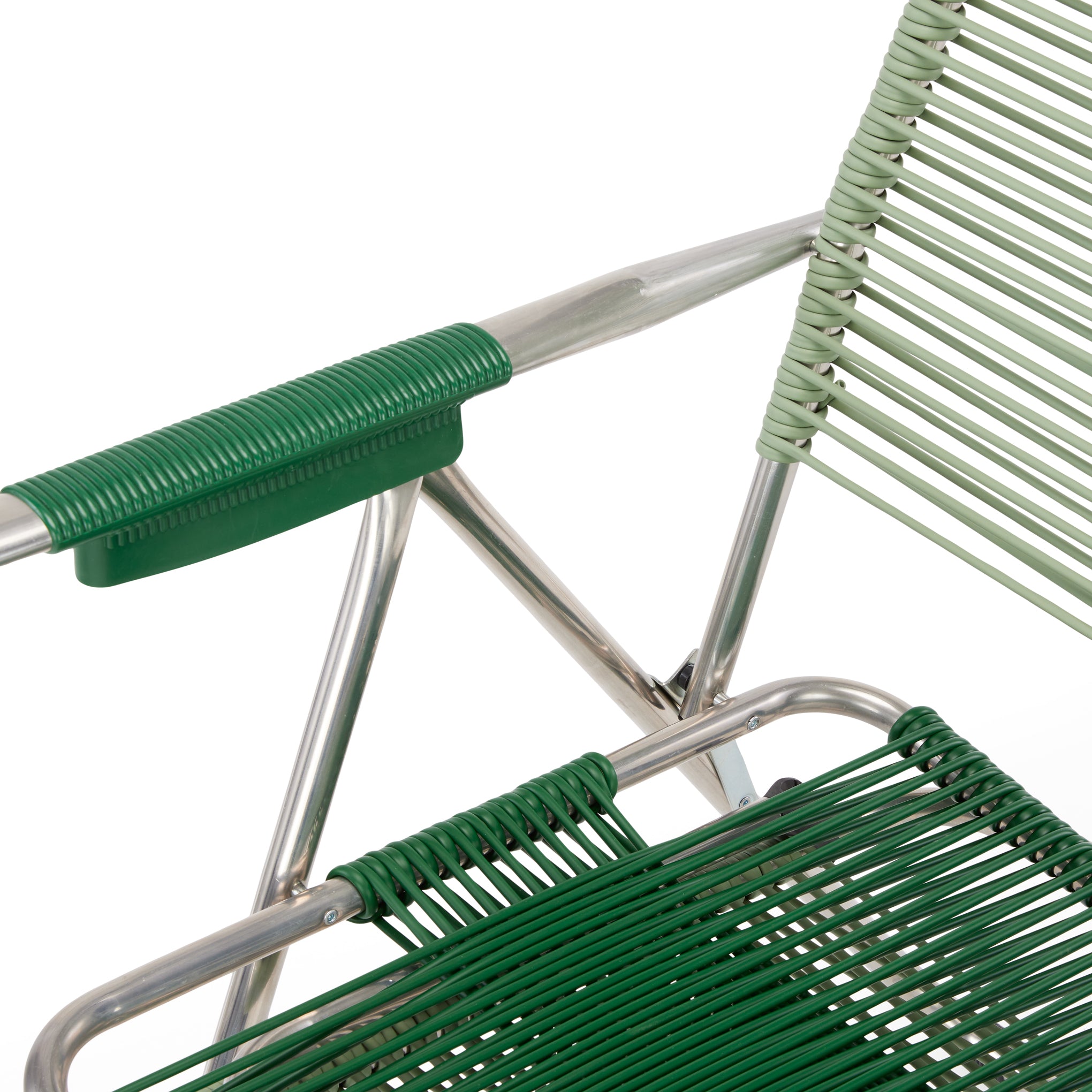 Spaghetti Outdoor Lounge Chair - Sage/ Green - Image 6