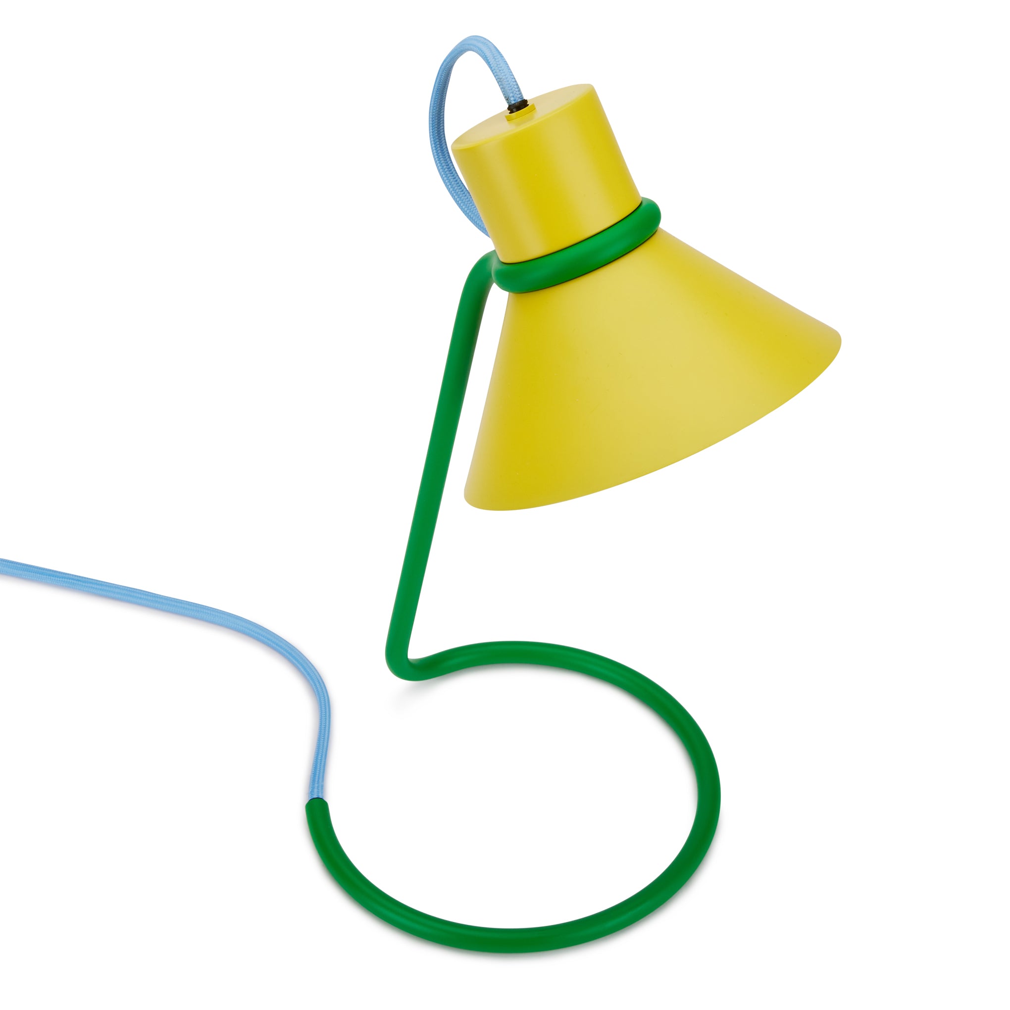 Loop de Loop Table Lamp - Yellow/ Green - Image 3