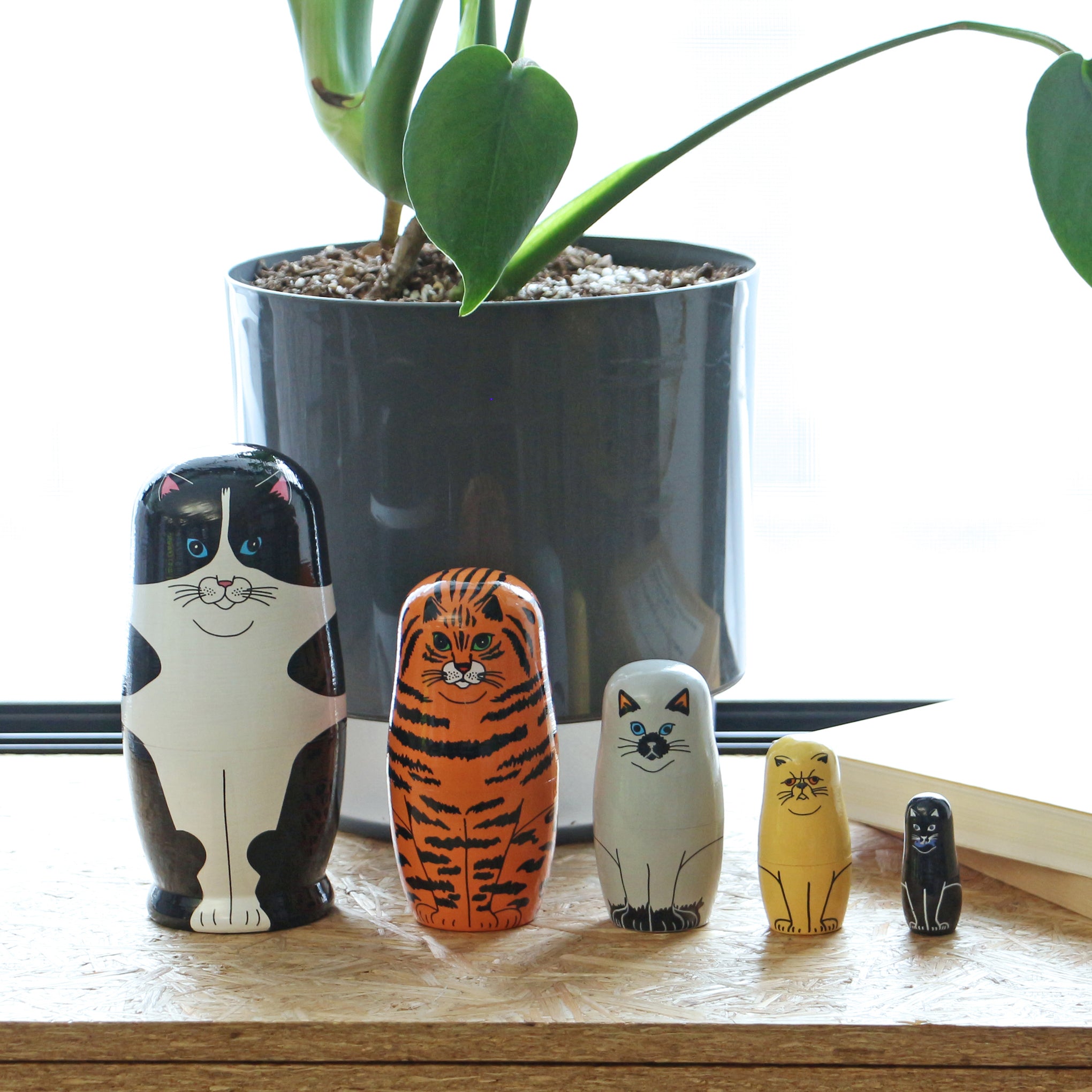 Nesting Cats Set - Set of 5 - Image 4