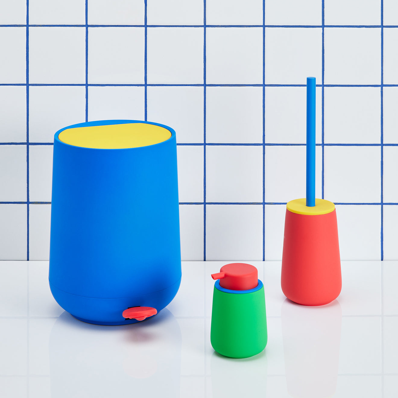 Nova One Color Block Bathroom Accessories - Soap Pump - Image 4