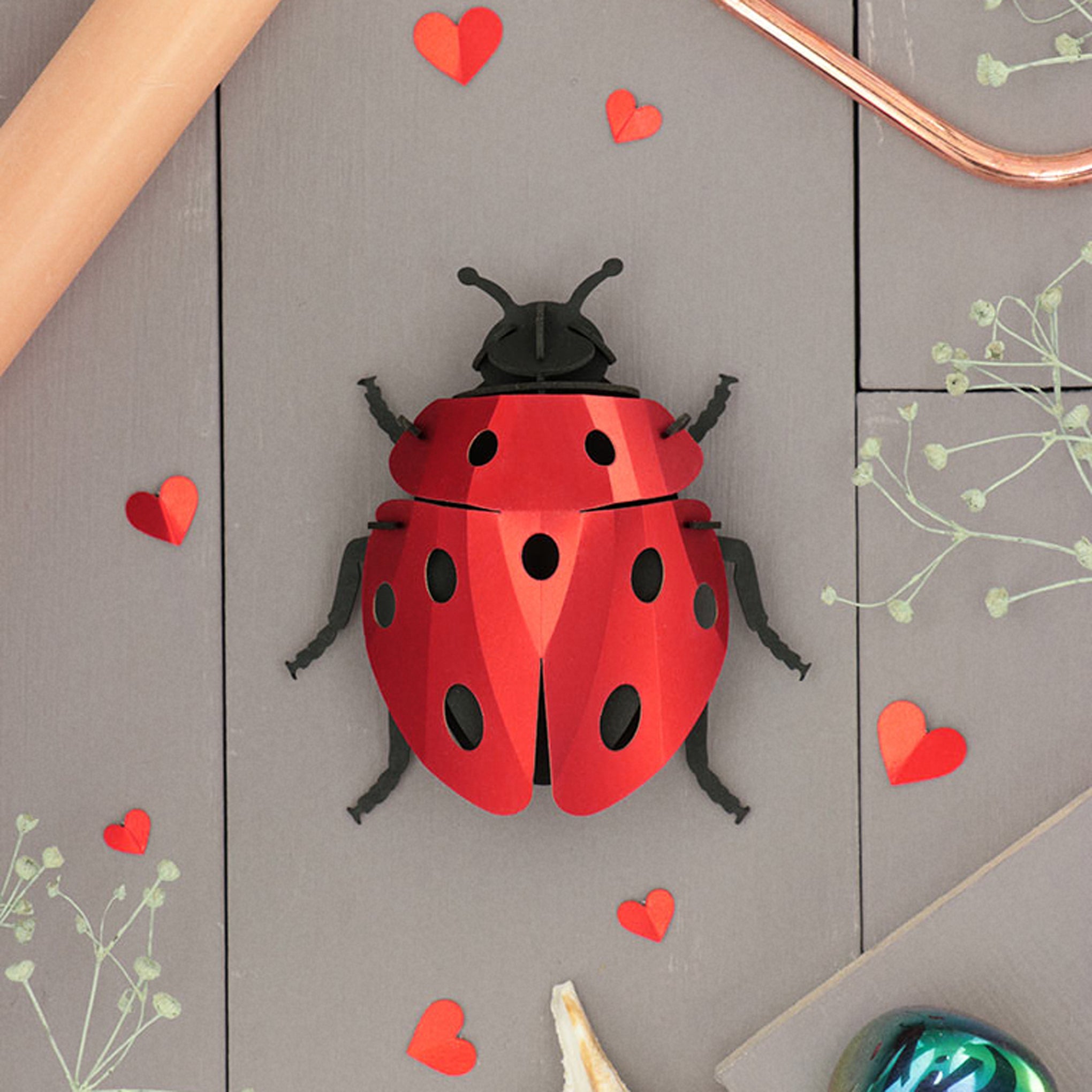 Assembli Shop DIY Reflective Paper Kit - Ladybug - Image 2