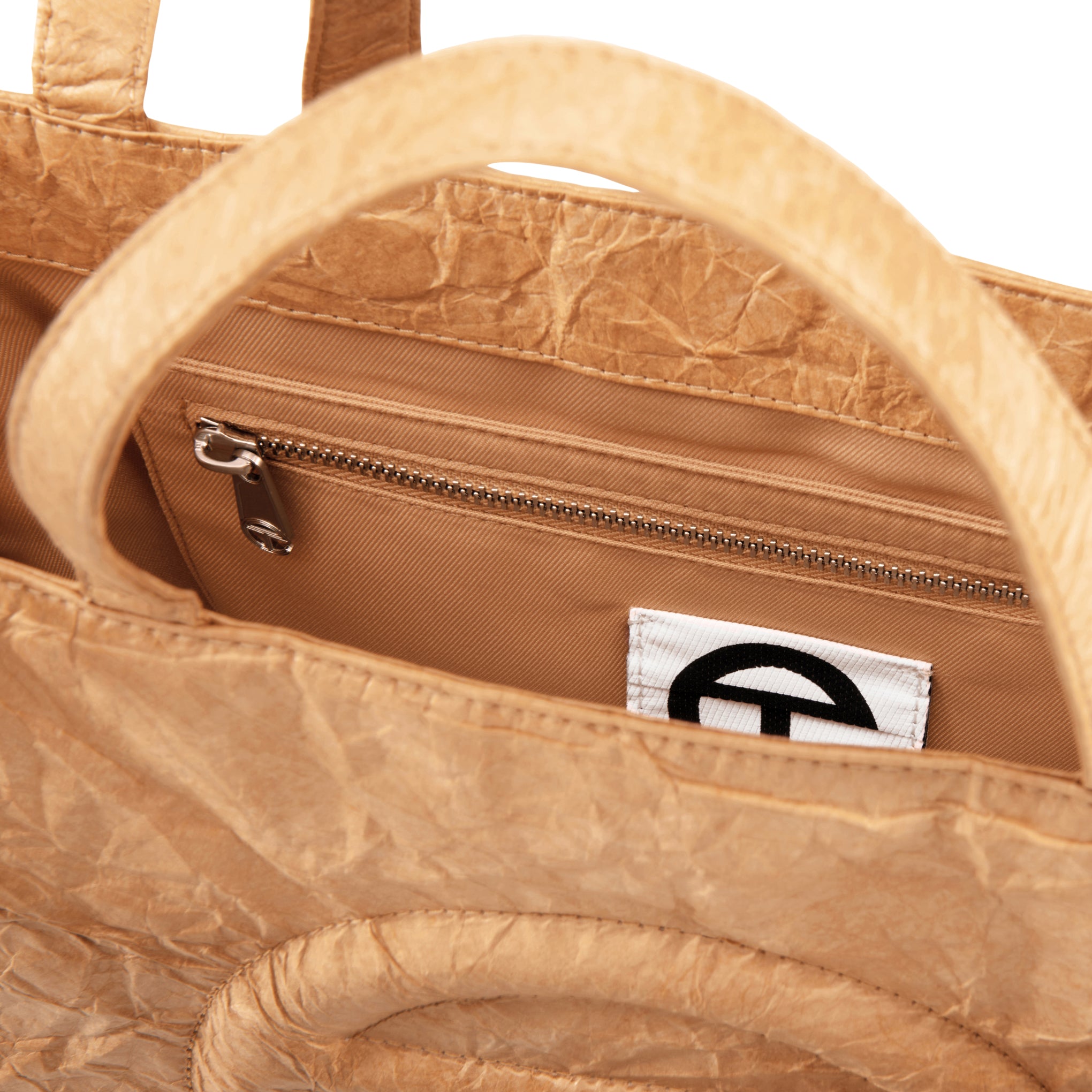 Telfar Tyvek Shopping Bag - Brown - Image 11