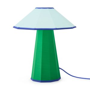 Trimme Table Lamp - Green/ Light Blue