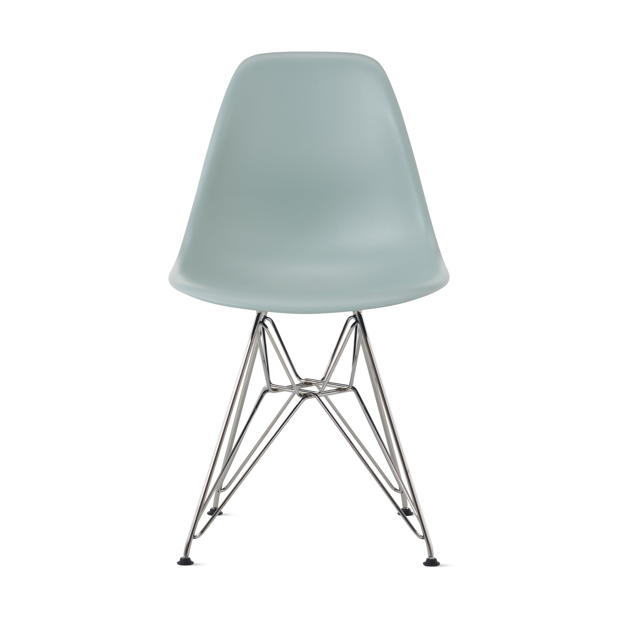 Eames® Molded Recycled Plastic Side Chair - Gray Green - Image 2