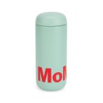 Colorful MoMA Insulated Travel Mug - Mint/ Red