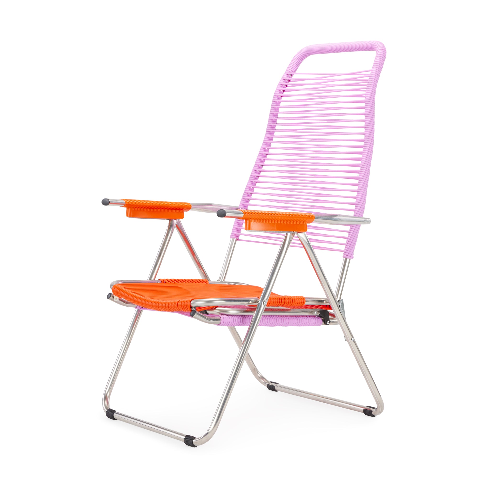 Spaghetti Outdoor Lounge Chair - Pink/ Orange - Image 5