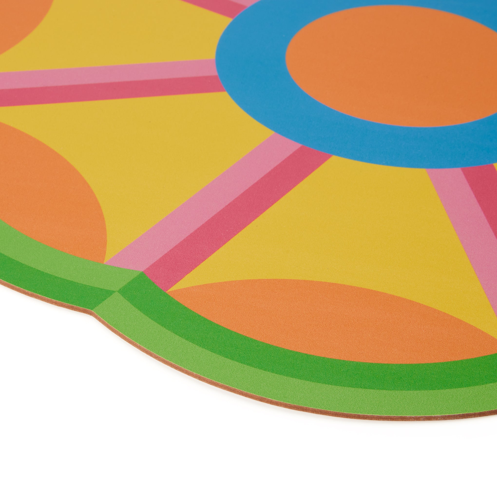 Yinka Ilori Radiant Blooms Recycled Leather Placemats - Set of 4 - Image 3