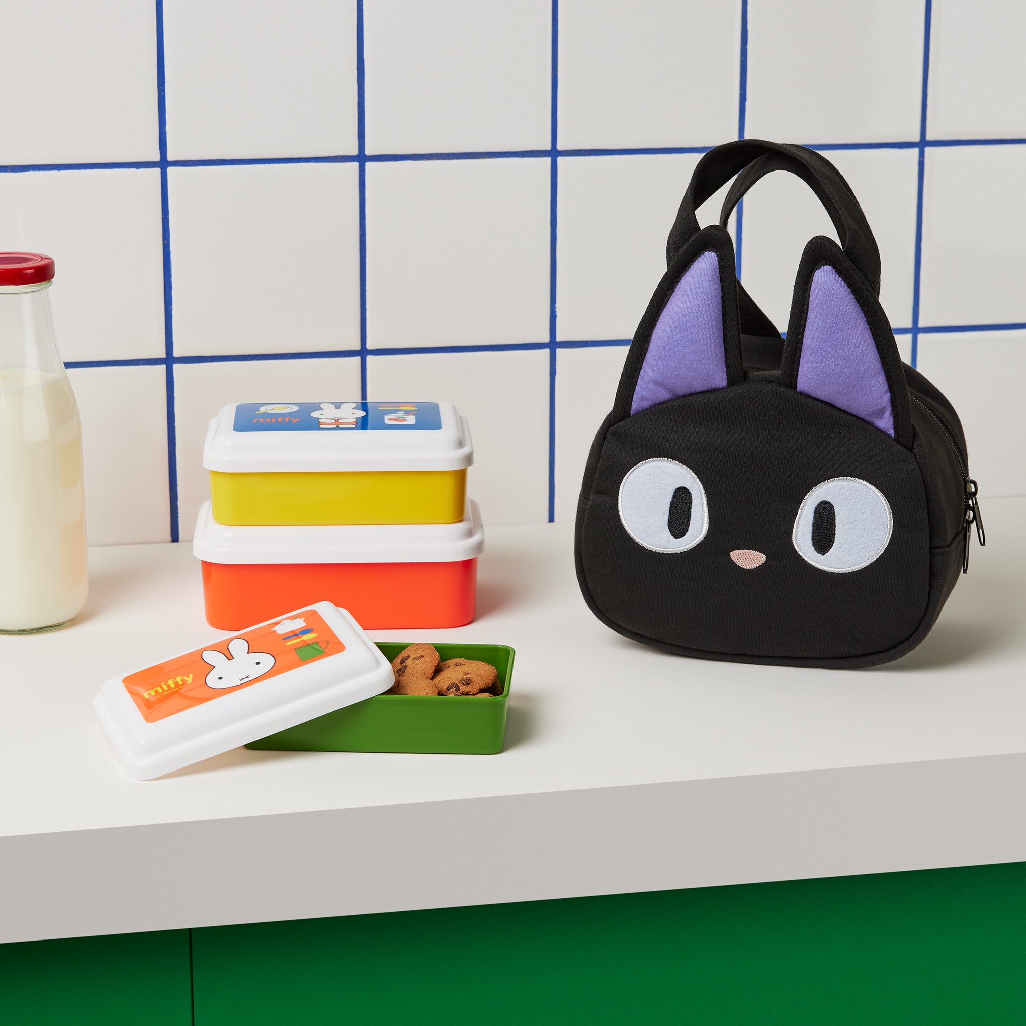 Studio Ghilbli Lunch Bag for Kids - Black - Image 2