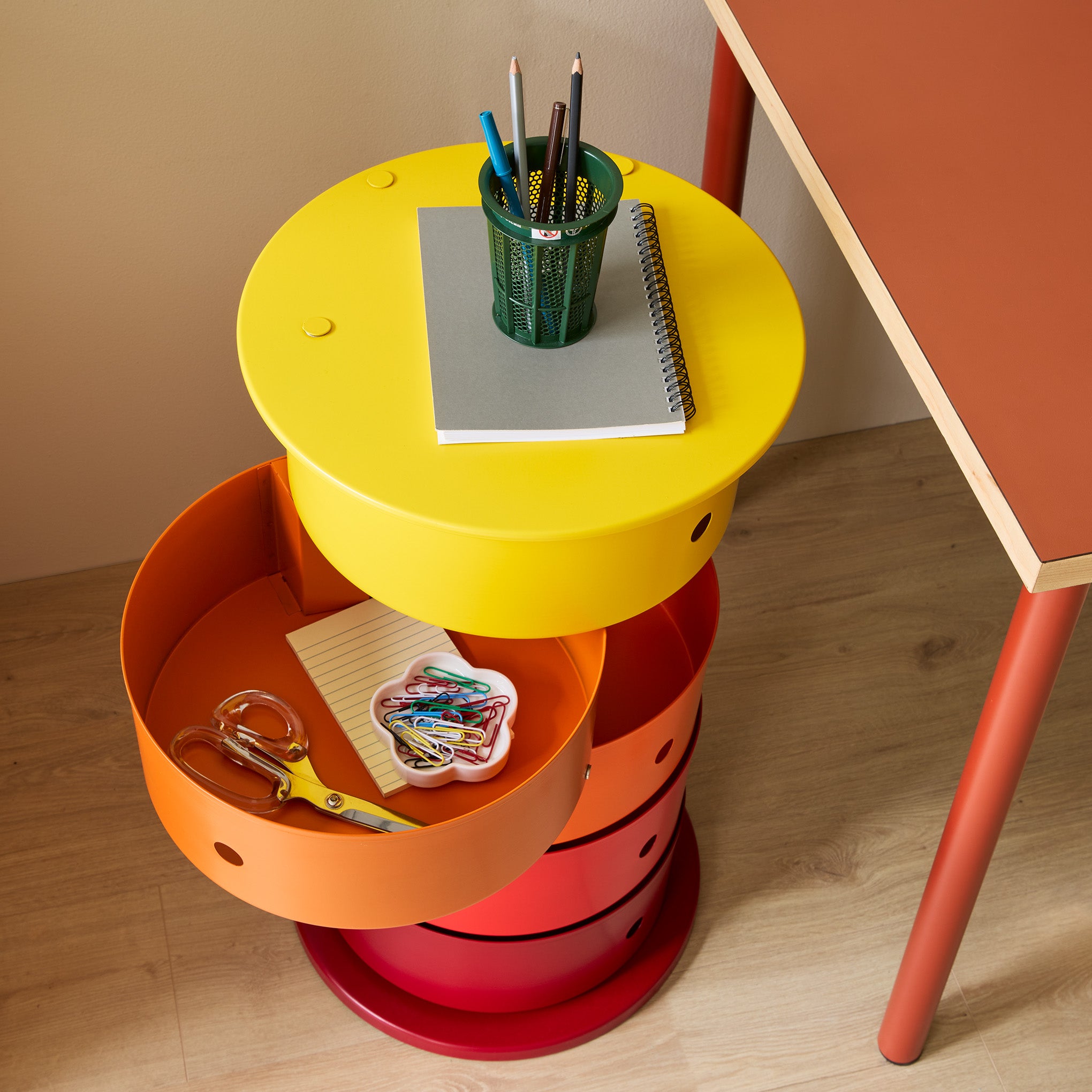 5-Drawer Round Pivot Cabinet - Image 4