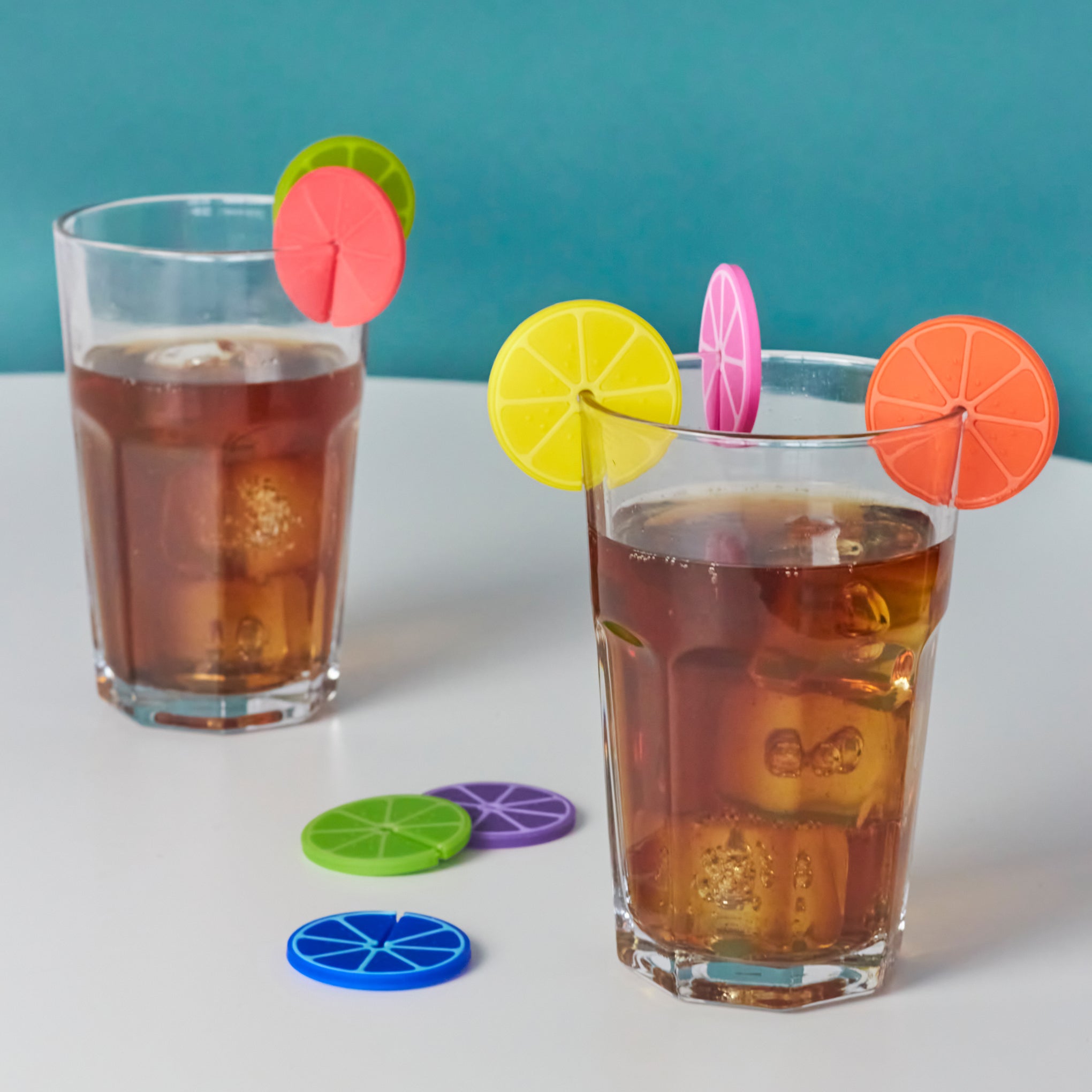 Fruit Party Glass Markers - Set of 8 - Image 2