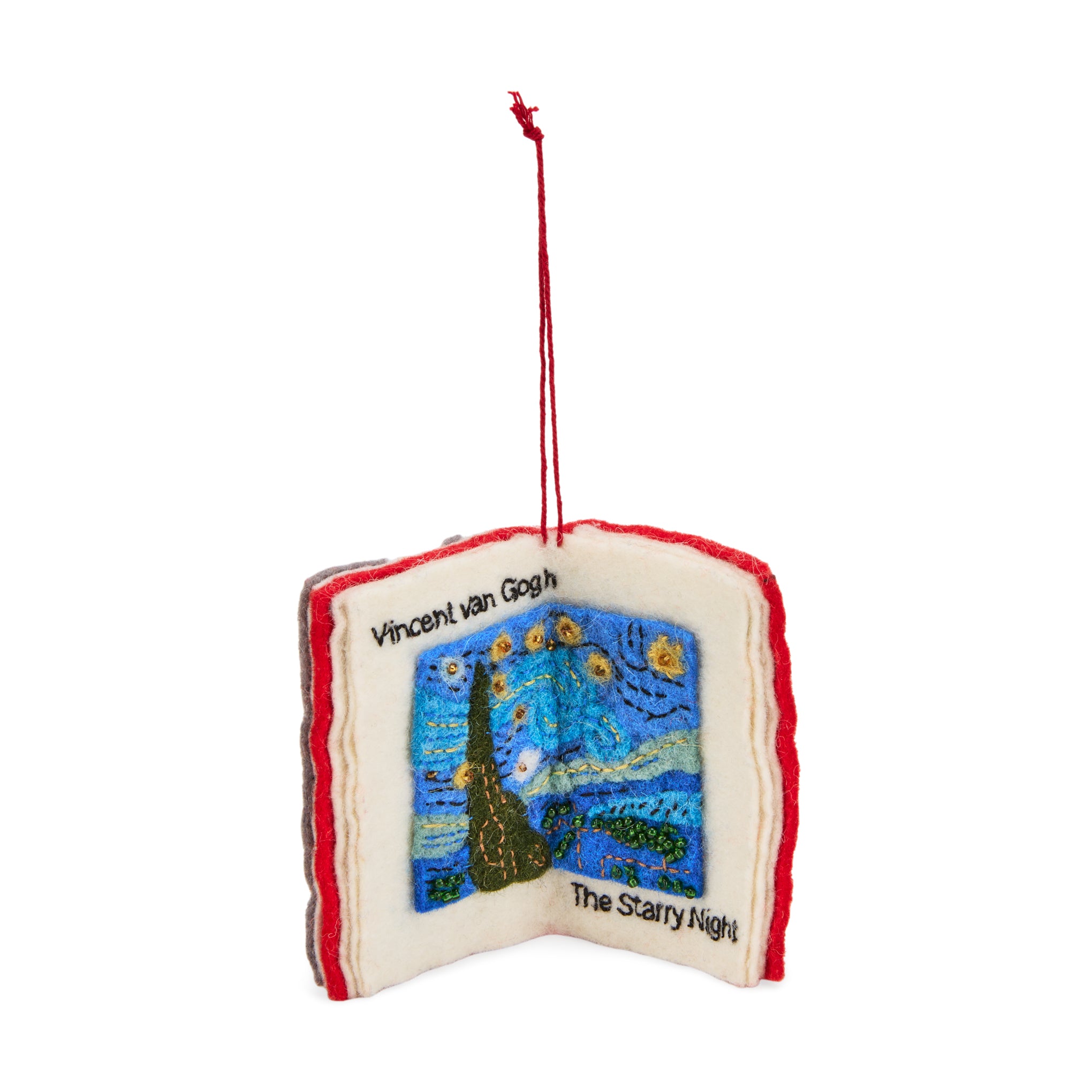 MoMA Highlights Book Felt Holiday Ornament