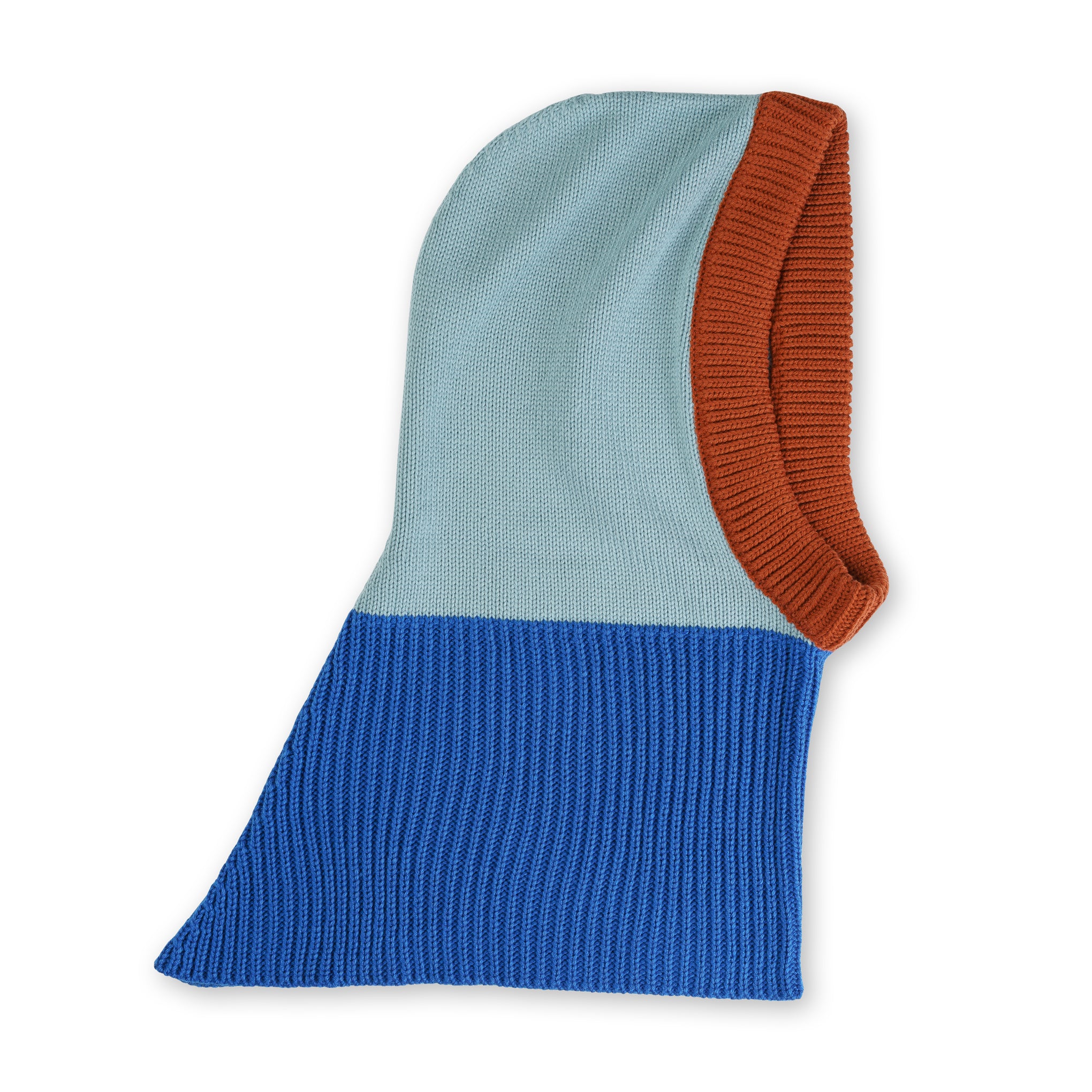 Verloop Color Mix Knit Hood - Cobalt - Image 3