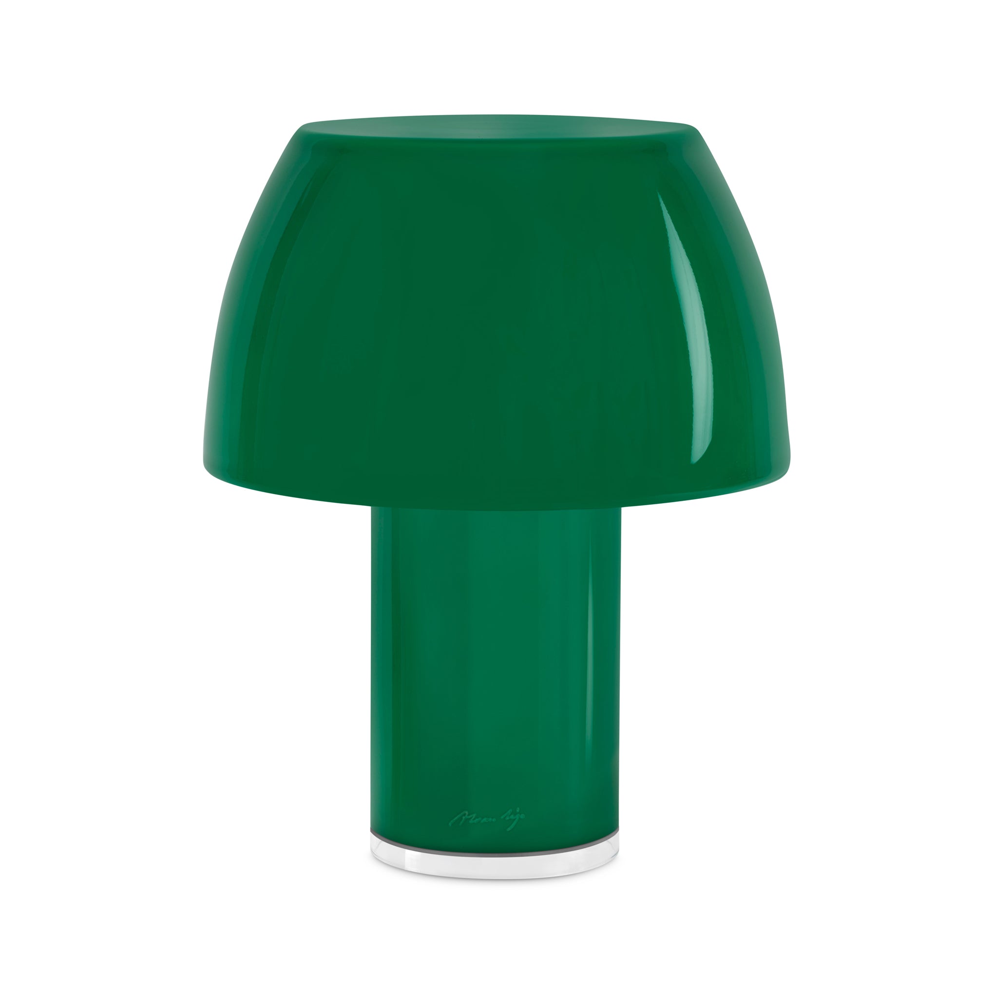 Lorosae Portable Glass Table Lamp - Green
