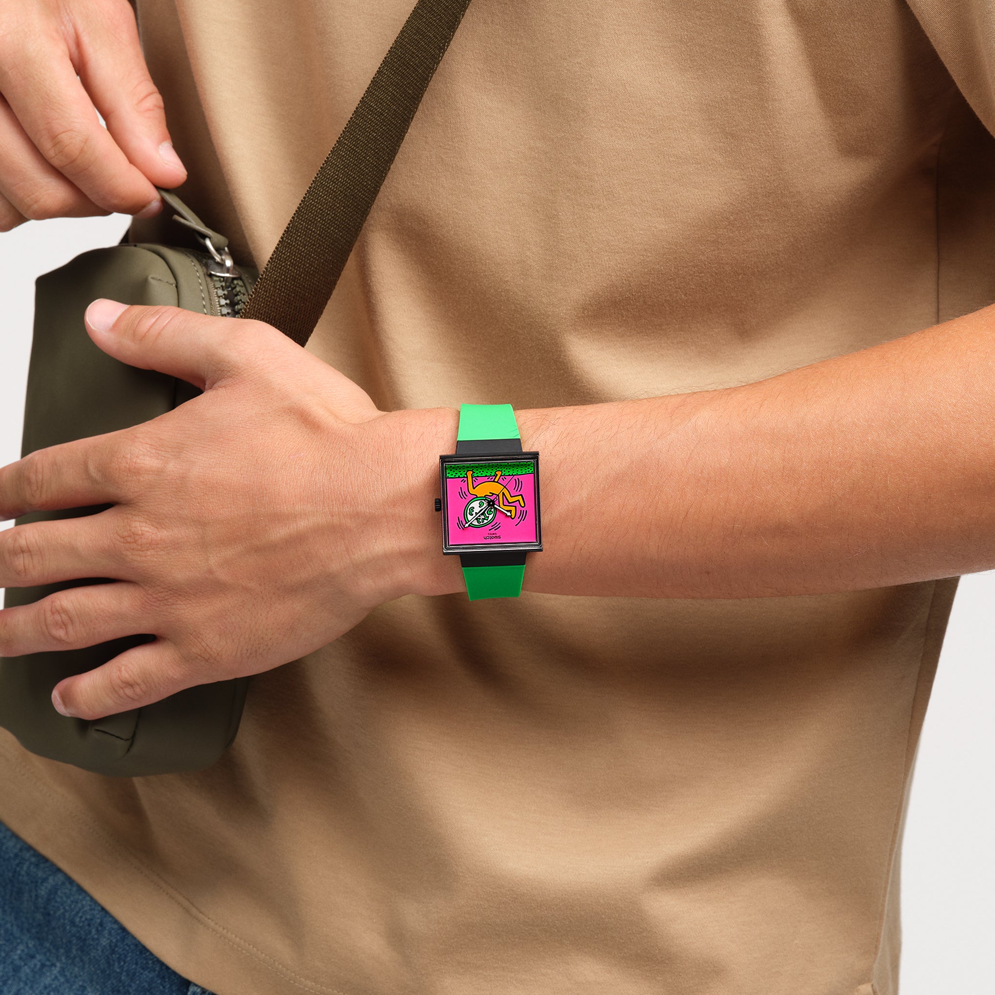 Swatch Keith Haring Breaks Off Watch - Image 6