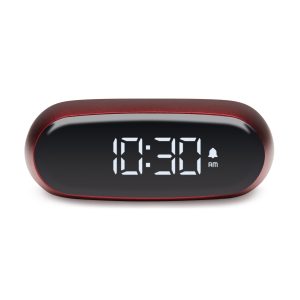 Lexon Minut Alarm Clock - Red