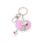 Snoopy Valentine Enamel Key Ring