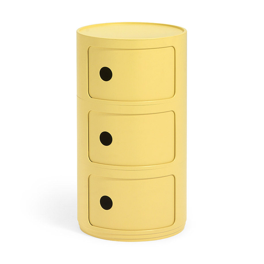 Kartell Bio Componibili 3 Tier Storage - Yellow