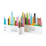 2026 3D City Calendar