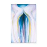 Georgia O'Keeffe: Grey Lines Framed Print