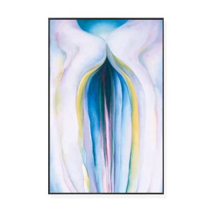 Georgia O'Keeffe: Grey Lines Framed Print