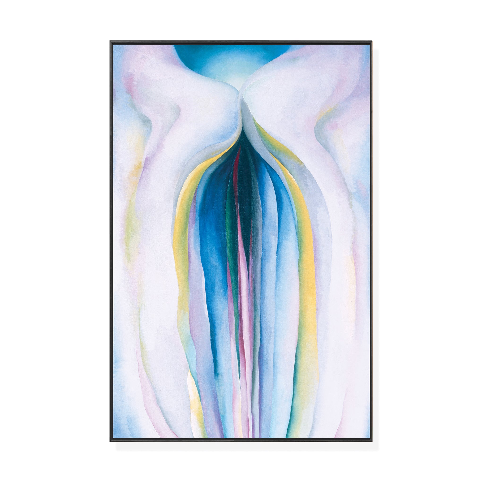 Georgia O'Keeffe: Grey Lines Framed Print