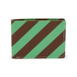 Dusen Dusen Recycled Leather Billfold Wallet - Stripe