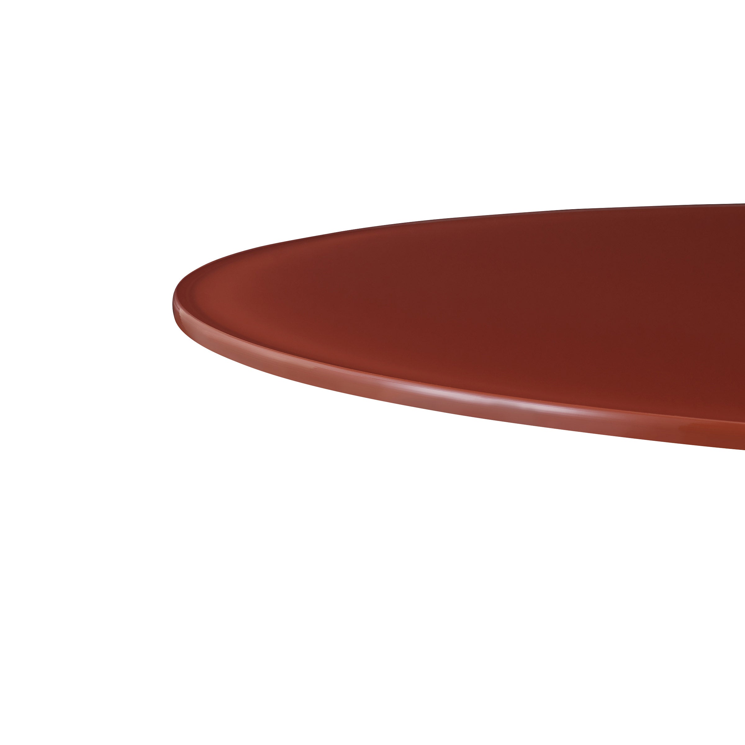 Herman Miller x HAY Eames Universal Base Round Table - Iron Red - Image 4