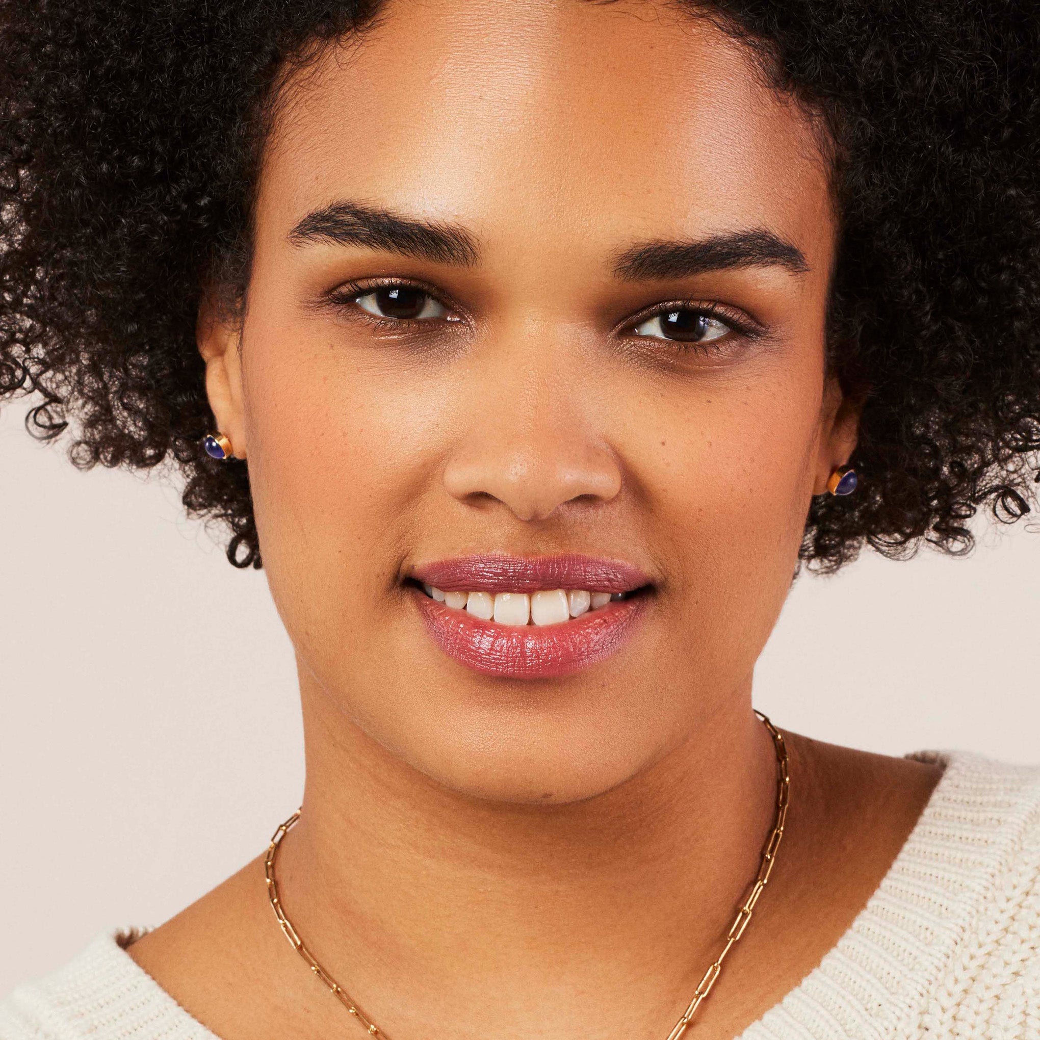 Soko Gold-Plated Mini Umbo Stud Earrings - Image 4