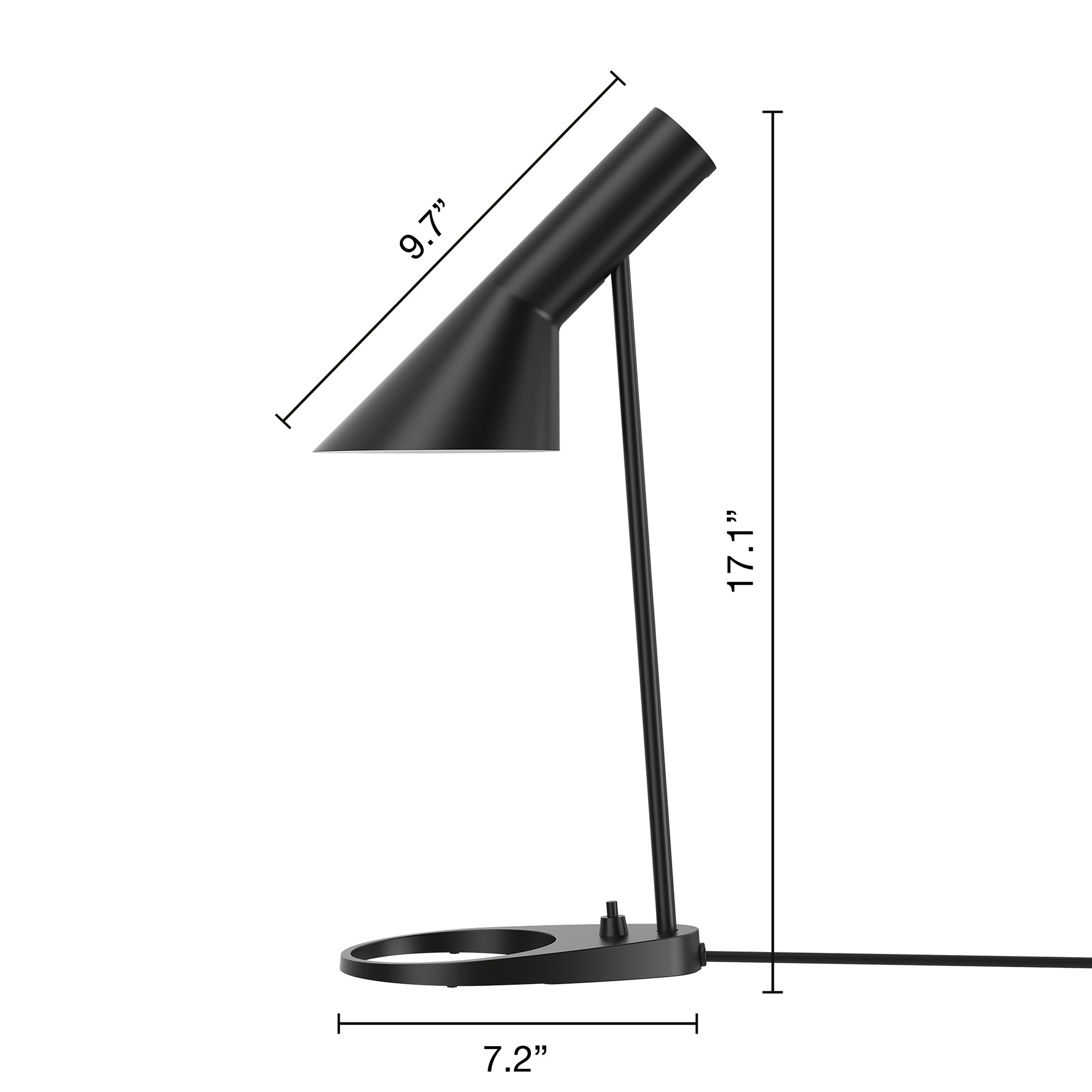 AJ Mini Table Lamp - Black - Image 4