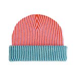 Verloop Pinstripe Plush Beanie - Poppy Teal