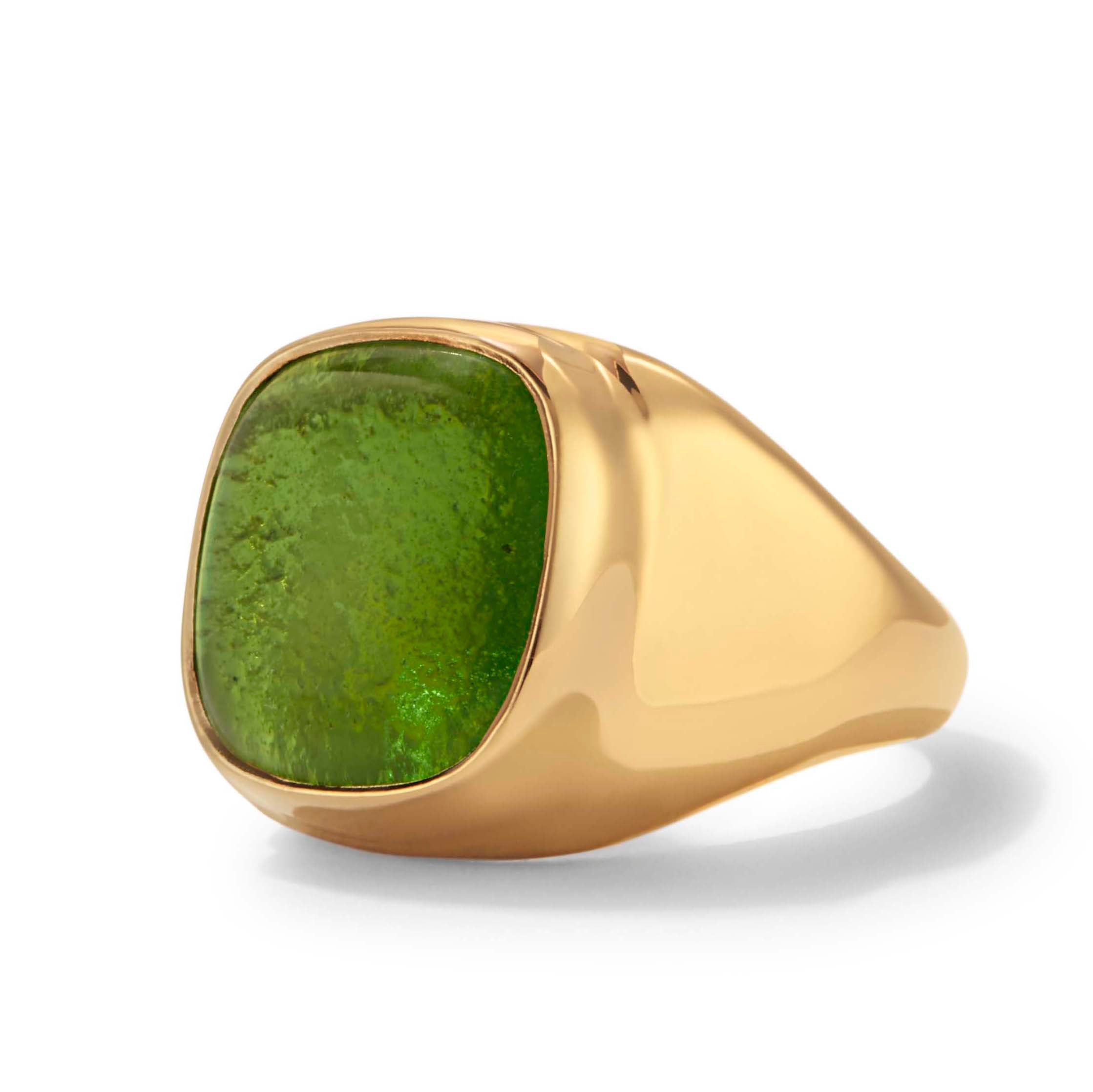 Soko Gold-Plated Umbo Square Statement Ring