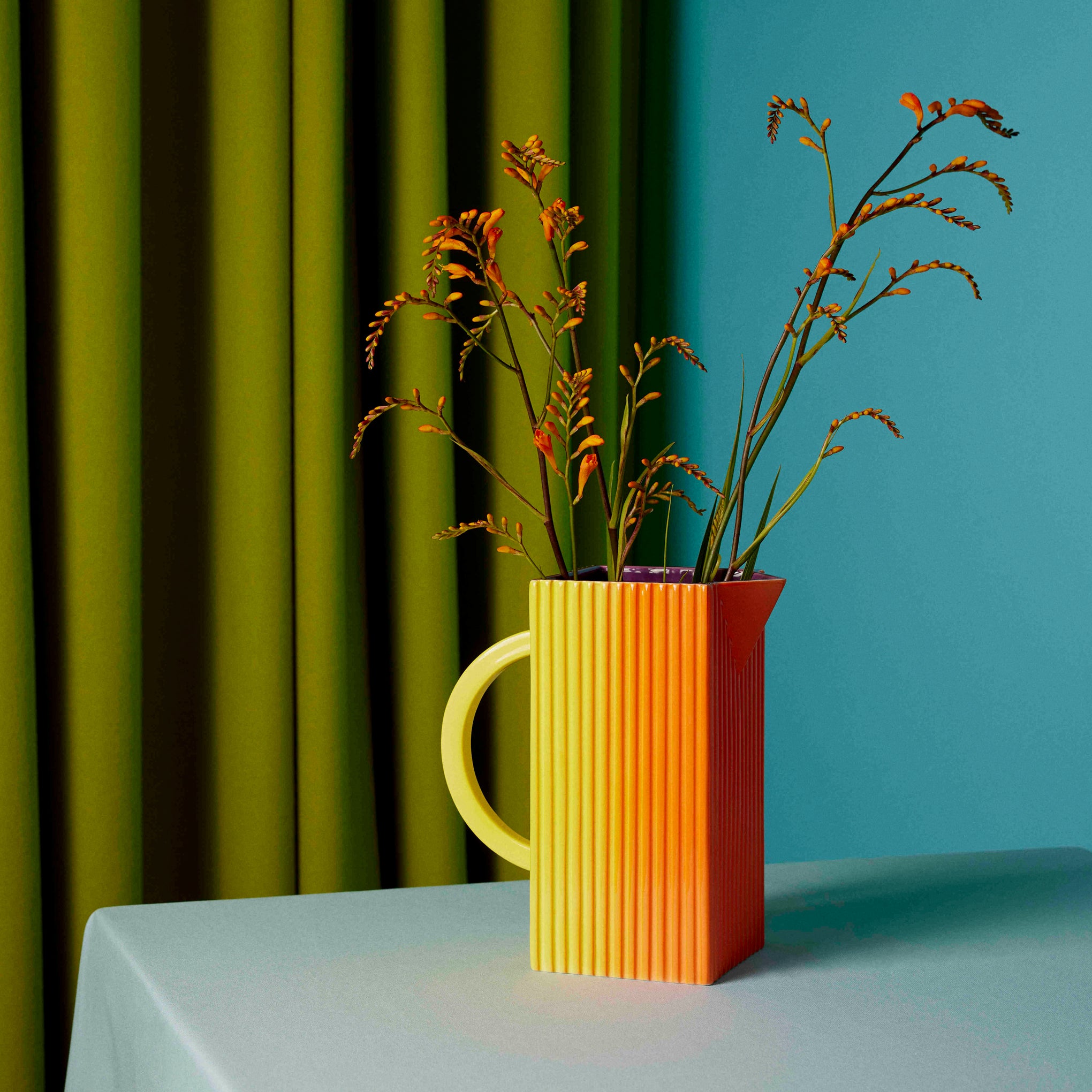 Epin Rere Ceramic Ripple Pitcher by Yinka Ilori - Image 7