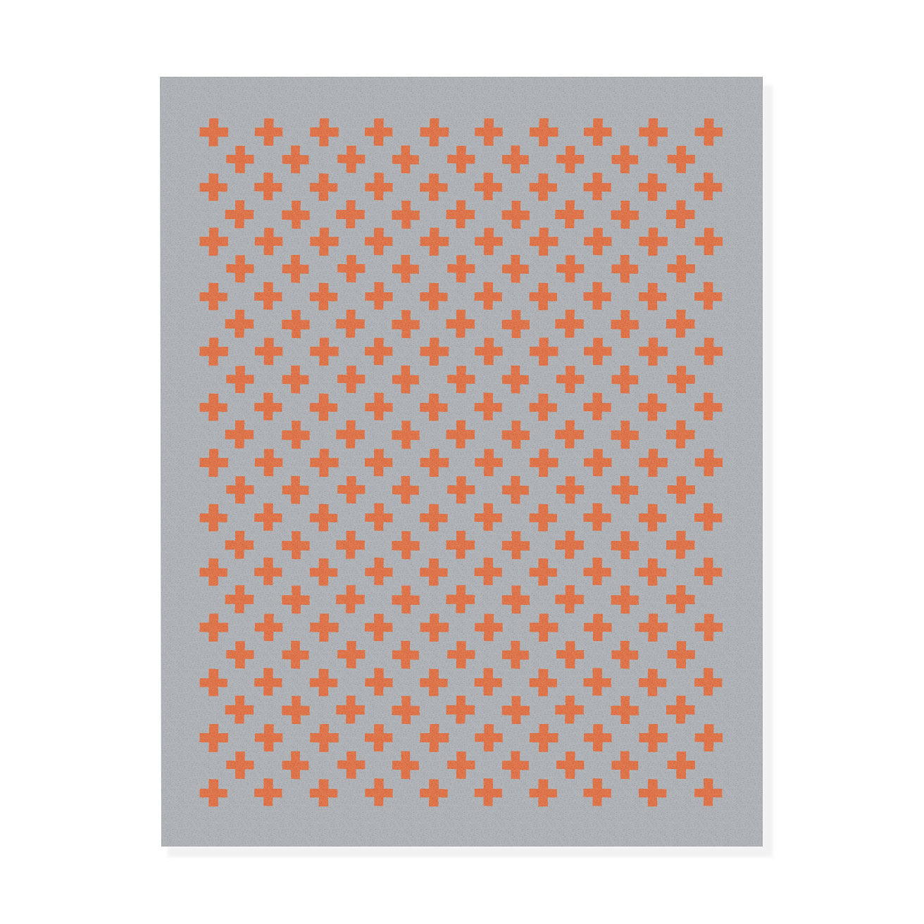 Maharam Alexander Girard Cotton Plus Rug - Gray/ Orange