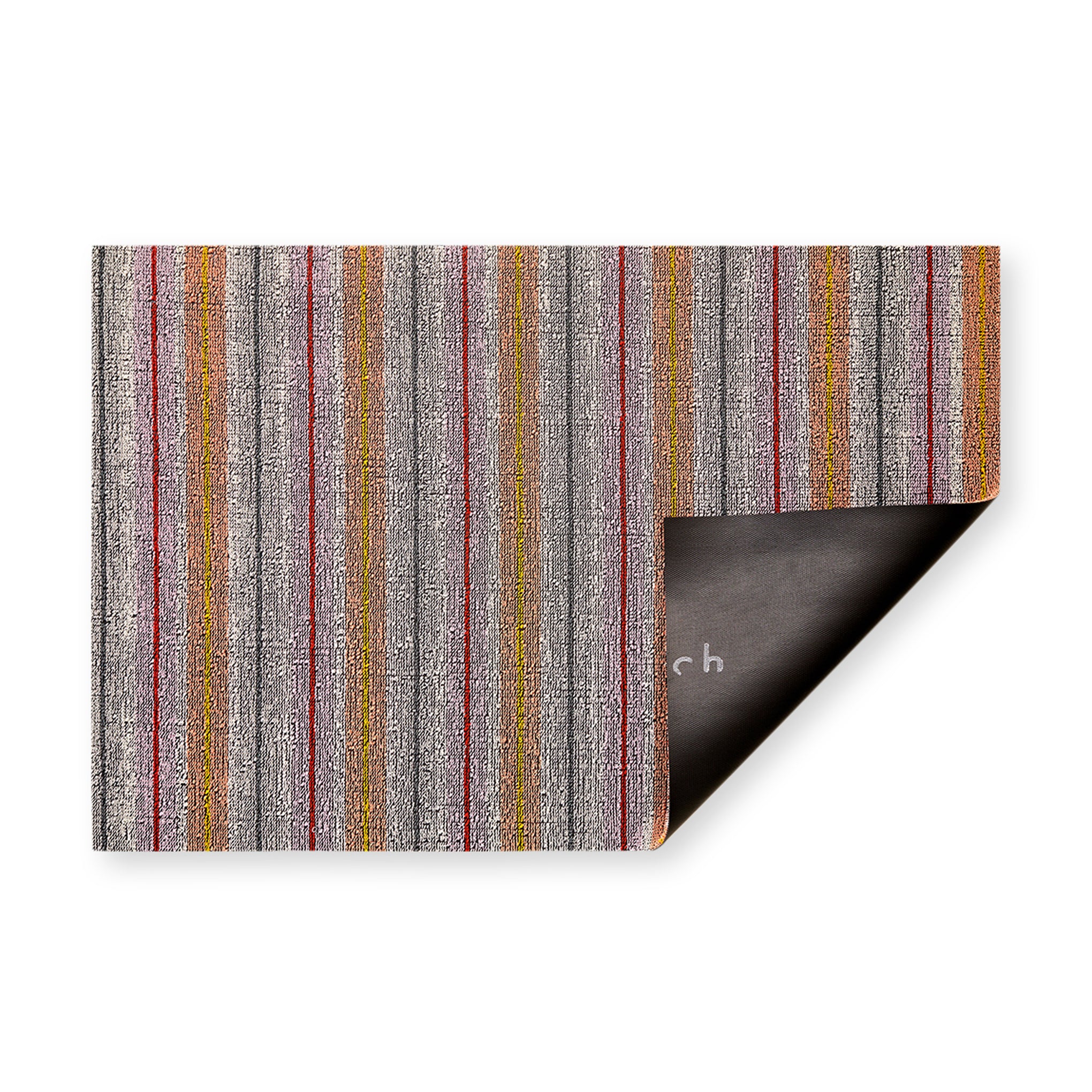 Chilewich Ribbon Stripe Shag Floor Mat - Bon Bon - Image 7