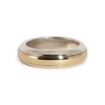 Pivot Ring I - 14k Yellow/ 14k White Gold